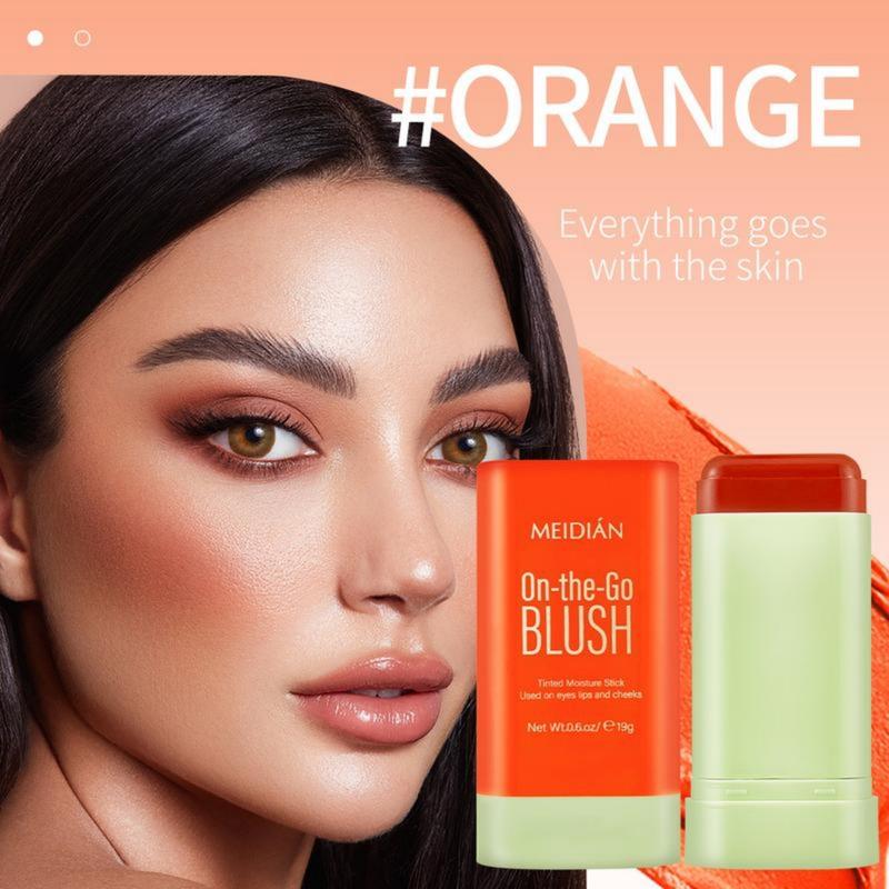 On-the-Go Blush Tinted Moisture Stick | For Cheeks | Flawless Natural Look | Long-Lasting | Moisturizing Formula | Natural Shades